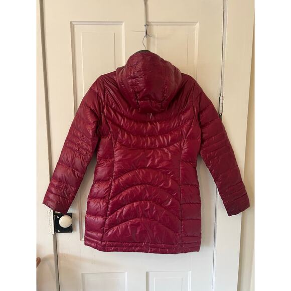 Lole Lolë Gisele 3 Down puffer Jacket Women's medium Zinfandel wine puffy coat - Picture 2 of 6